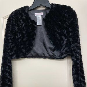 girls black jacket (super soft!)